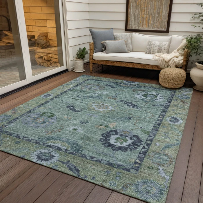 Addison Rugs Chantille Green ACN2230 8ft. x 10ft. Rect. Rug