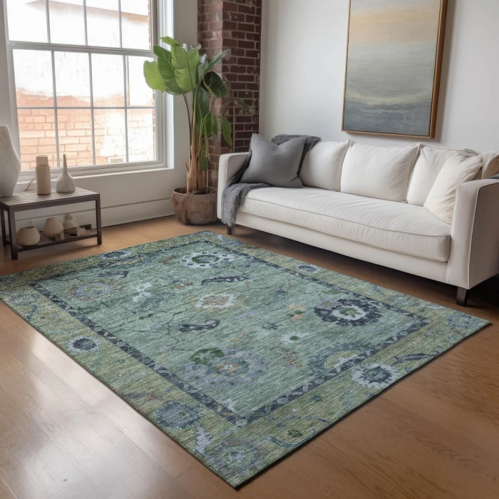 Addison Rugs Chantille Green ACN2230 8ft. x 10ft. Rect. Rug