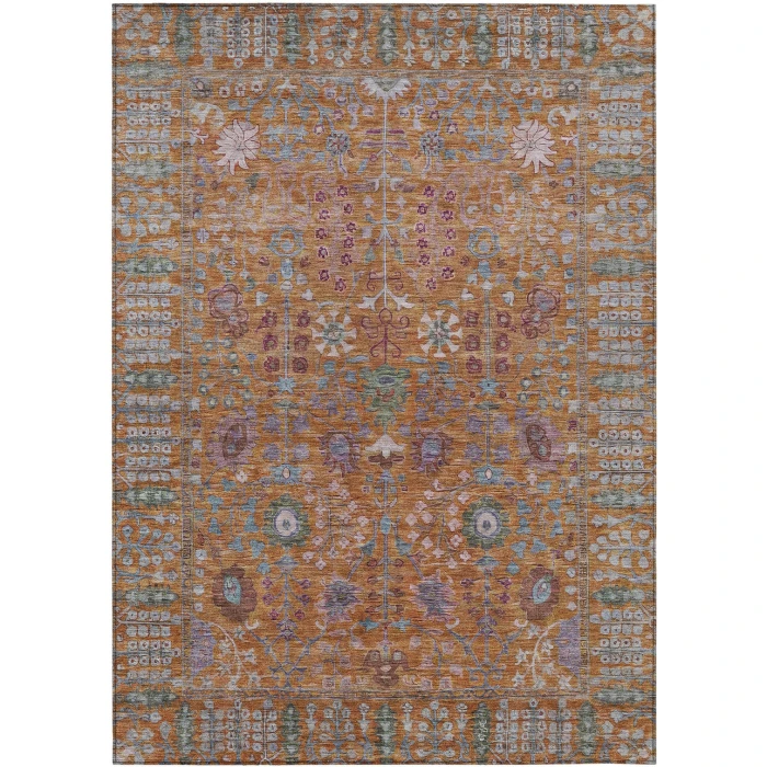 Addison Rugs Chantille Orange ACN2231 9ft. x 12ft. Rect. Rug