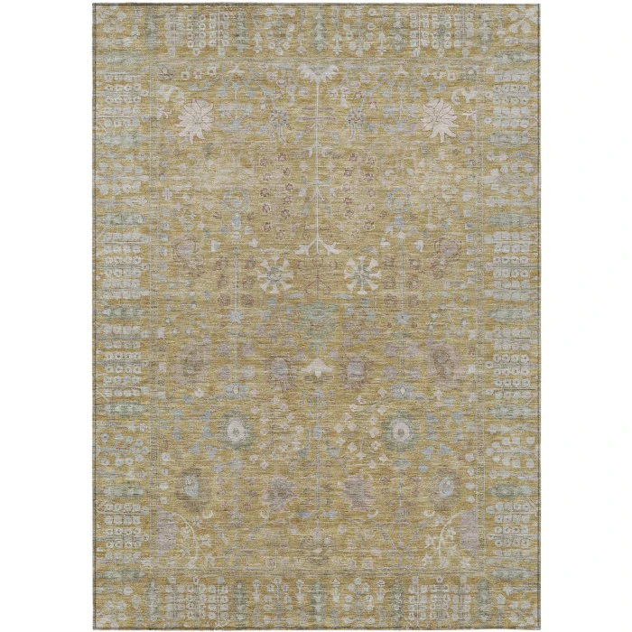 Addison Rugs Chantille Gold ACN2231 9ft. x 12ft. Rect. Rug