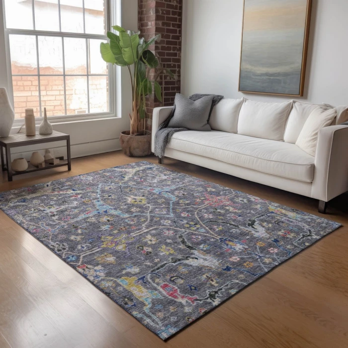 Addison Rugs Chantille Gray ACN2232 5ft. x 7ft.6in. Rect. Rug