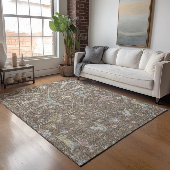 Addison Rugs Chantille Brown ACN2233 5ft. x 7ft.6in. Rect. Rug