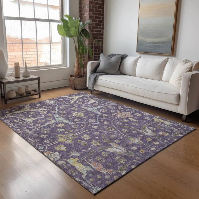 Addison Rugs Chantille Purple ACN2233 8ft. x 10ft. Rect. Rug