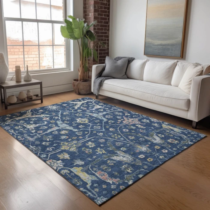 Addison Rugs Chantille Blue ACN2233 9ft. x 12ft. Rect. Rug