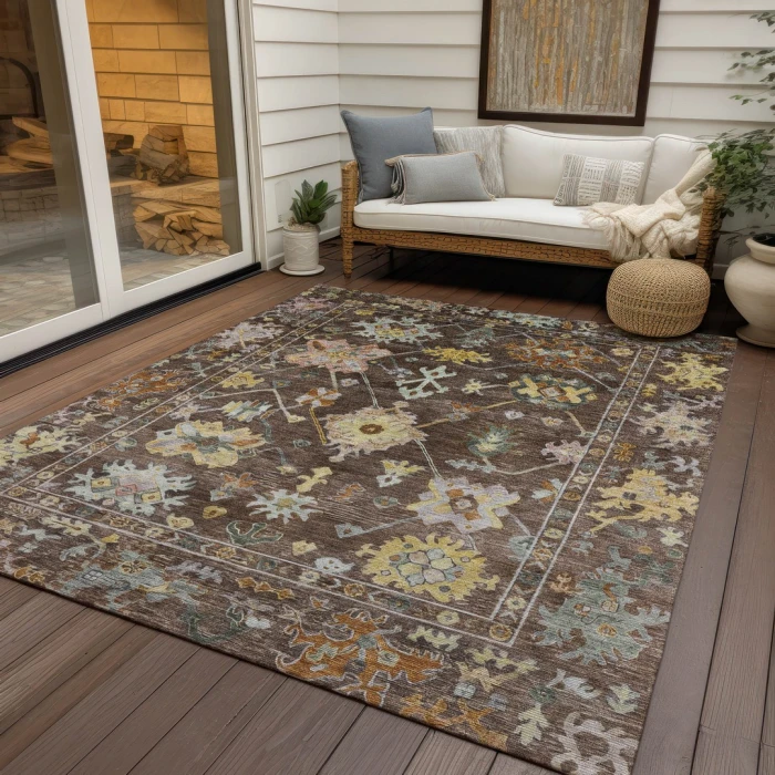 Addison Rugs Chantille Brown ACN2234 9ft. x 12ft. Rect. Rug