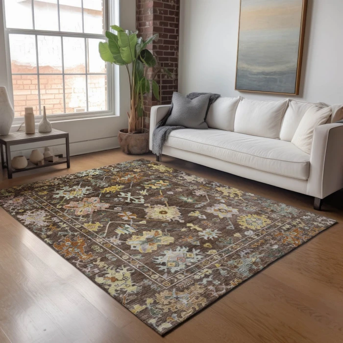 Addison Rugs Chantille Brown ACN2234 9ft. x 12ft. Rect. Rug