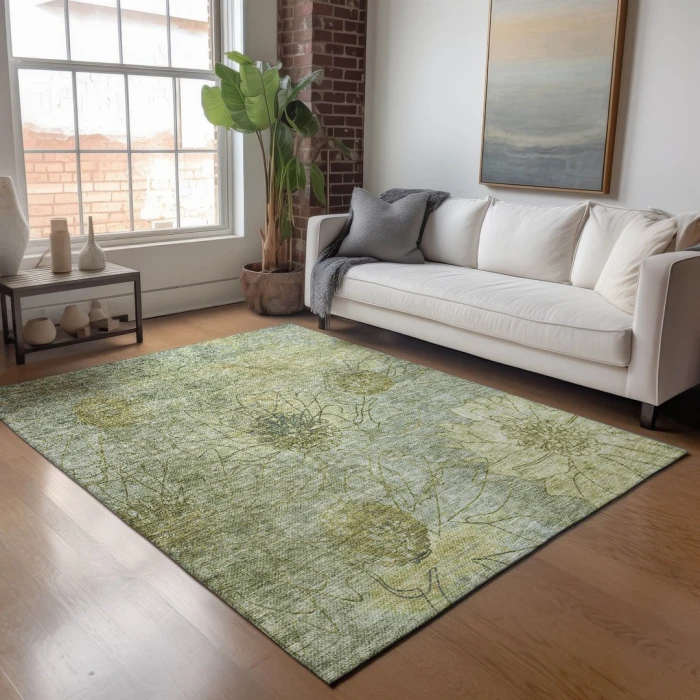 Addison Rugs Chantille Green ACN2235 5ft. x 7ft.6in. Rect. Rug