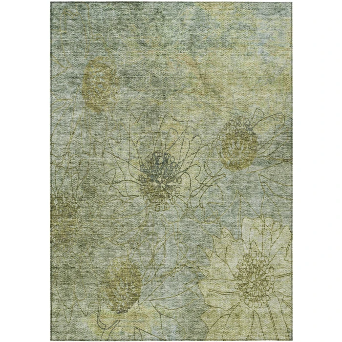 Addison Rugs Chantille Green ACN2235 5ft. x 7ft.6in. Rect. Rug