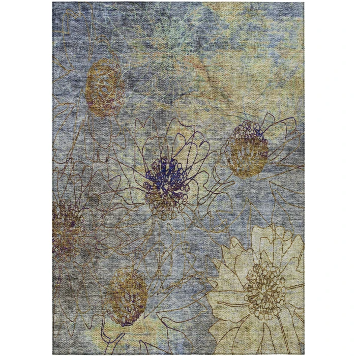 Addison Rugs Chantille Blue ACN2235 5ft. x 7ft.6in. Rect. Rug