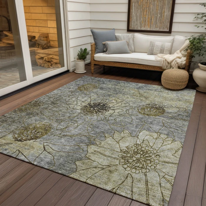 Addison Rugs Chantille Gray ACN2235 5ft. x 7ft.6in. Rect. Rug