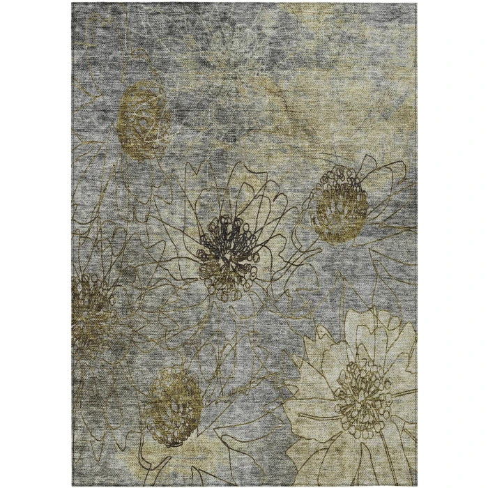 Addison Rugs Chantille Gray ACN2235 5ft. x 7ft.6in. Rect. Rug