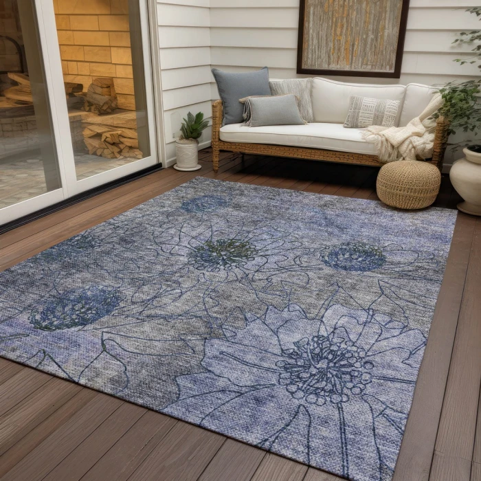 Addison Rugs Chantille Gray ACN2235 5ft. x 7ft.6in. Rect. Rug