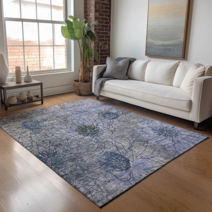 Addison Rugs Chantille Gray ACN2235 5ft. x 7ft.6in. Rect. Rug