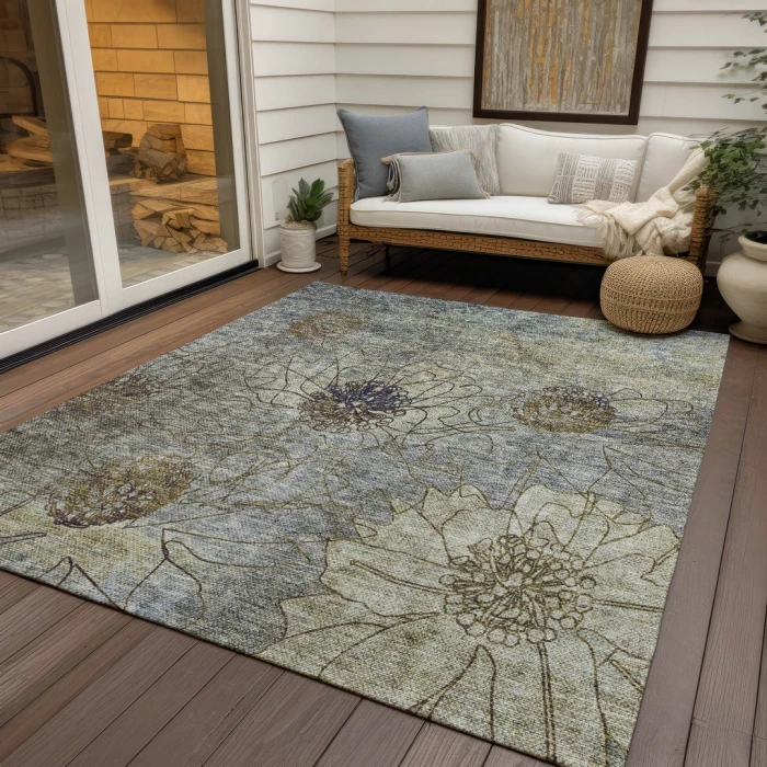 Addison Rugs Chantille Gray ACN2235 5ft. x 7ft.6in. Rect. Rug