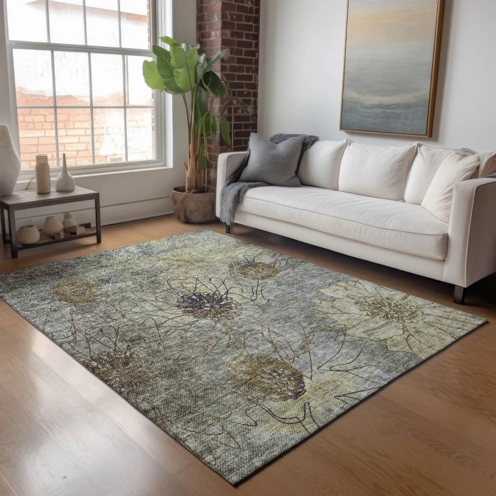 Addison Rugs Chantille Gray ACN2235 5ft. x 7ft.6in. Rect. Rug
