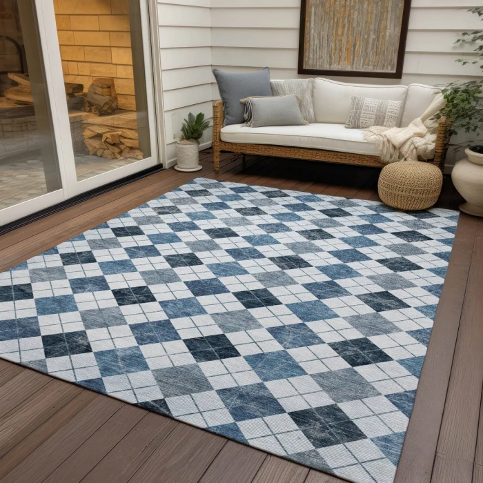 Addison Rugs Chantille Blue ACN2237 5ft. x 7ft.6in. Rect. Rug