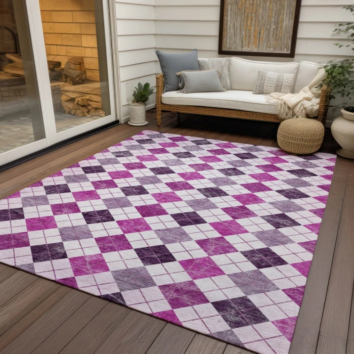 Addison Rugs Chantille Pink ACN2237 5ft. x 7ft.6in. Rect. Rug