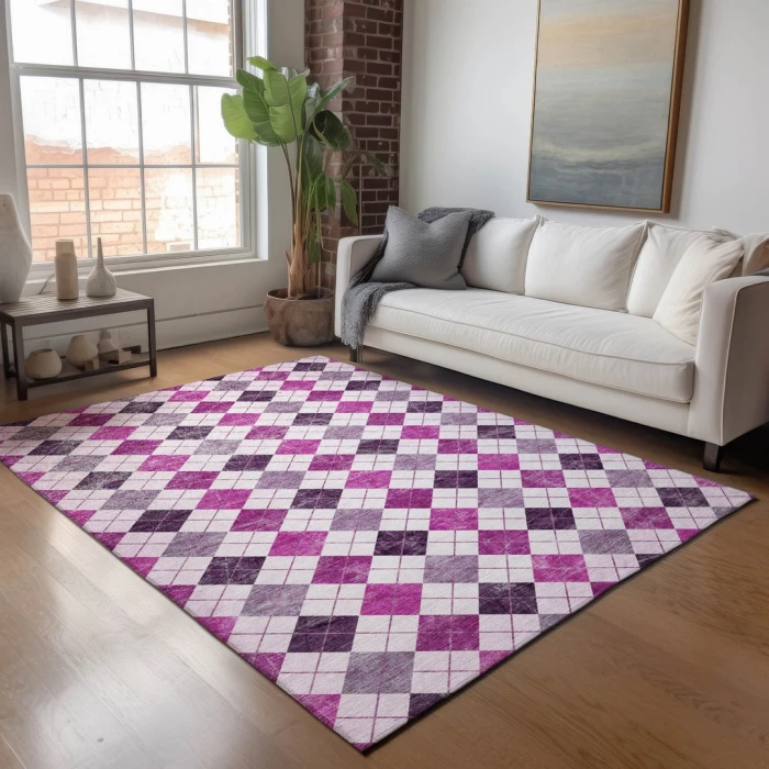 Addison Rugs Chantille Pink ACN2237 5ft. x 7ft.6in. Rect. Rug