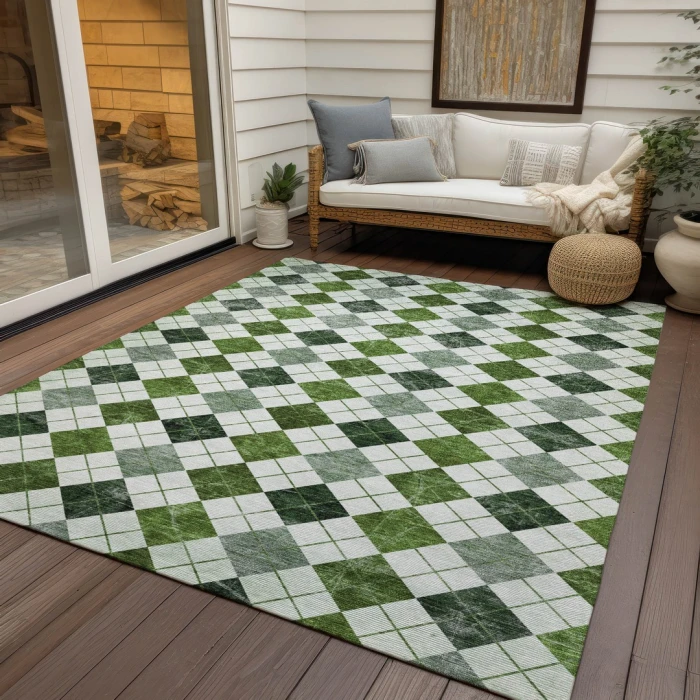 Addison Rugs Chantille Green ACN2237 8ft. x 10ft. Rect. Rug
