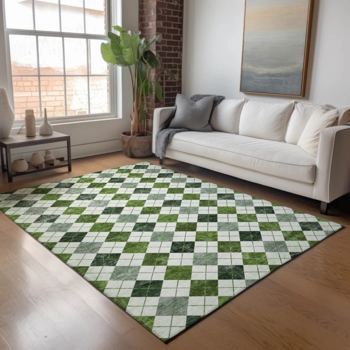 Addison Rugs Chantille Green ACN2237 8ft. x 10ft. Rect. Rug