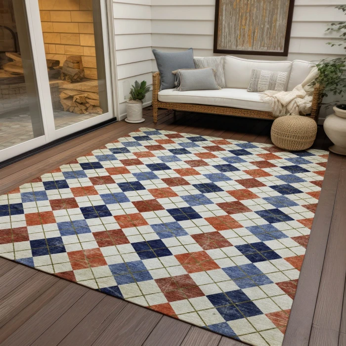 Addison Rugs Chantille Orange ACN2237 5ft. x 7ft.6in. Rect. Rug