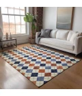 Addison Rugs Chantille Orange ACN2237 5ft. x 7ft.6in. Rect. Rug