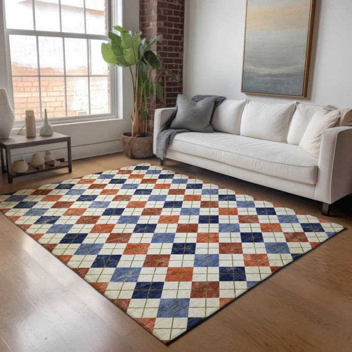 Addison Rugs Chantille Orange ACN2237 5ft. x 7ft.6in. Rect. Rug