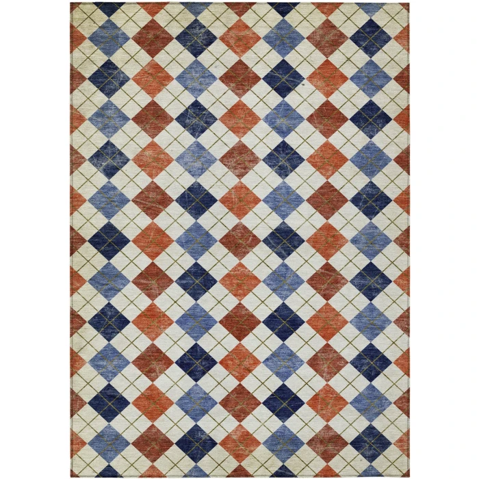 Addison Rugs Chantille Orange ACN2237 5ft. x 7ft.6in. Rect. Rug