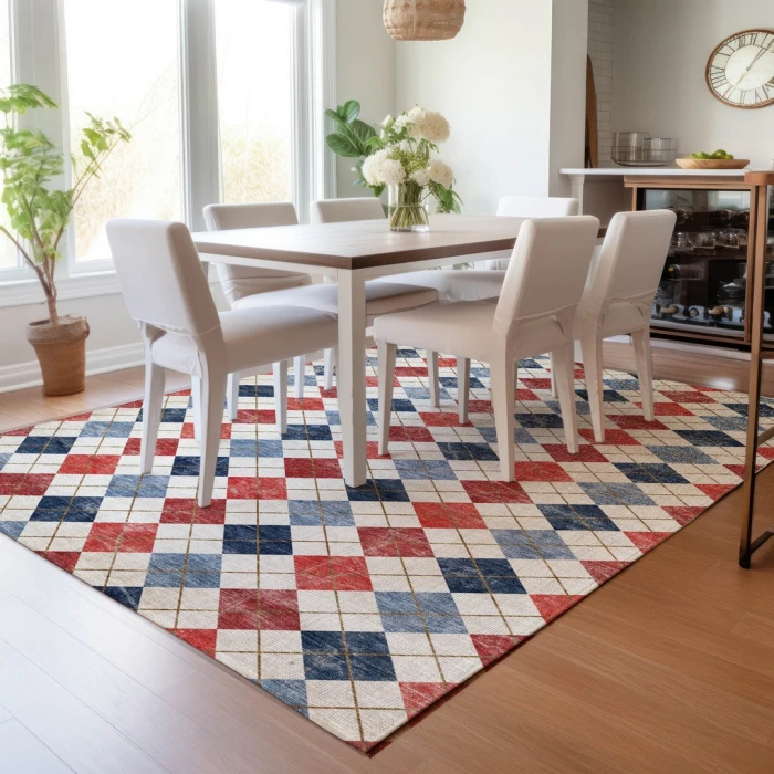 Addison Rugs Chantille Red ACN2237 5ft. x 7ft.6in. Rect. Rug