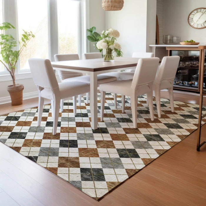 Addison Rugs Chantille Orange ACN2237 8ft. x 10ft. Rect. Rug