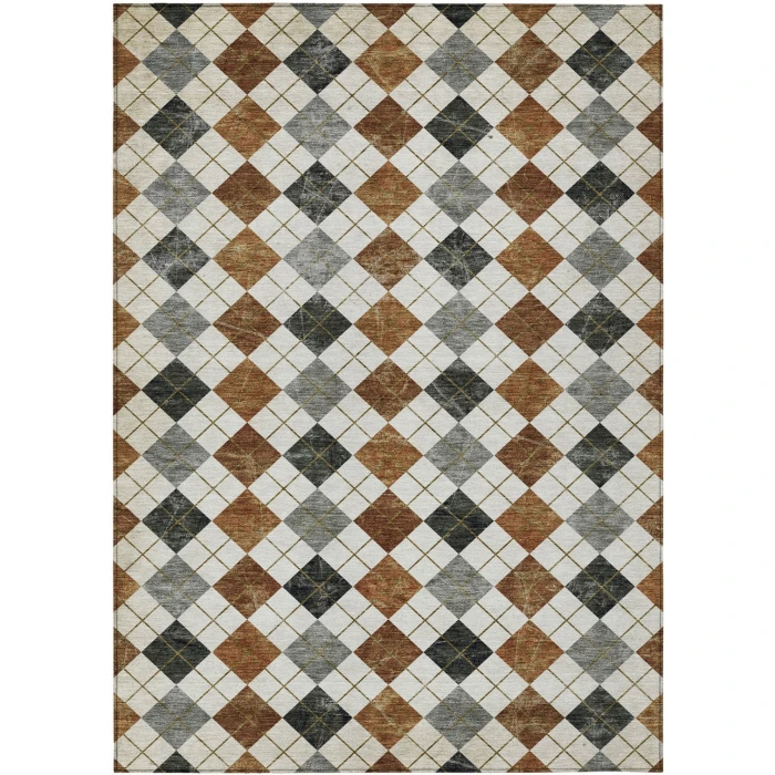 Addison Rugs Chantille Orange ACN2237 8ft. x 10ft. Rect. Rug