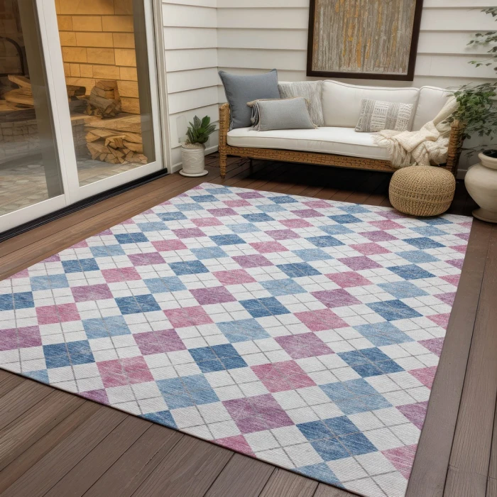 Addison Rugs Chantille Blue ACN2238 9ft. x 12ft. Rect. Rug