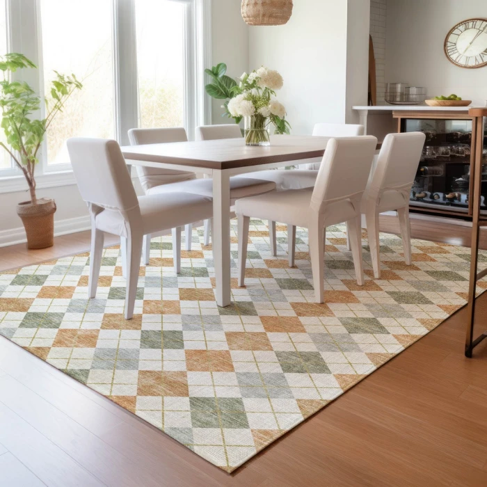 Addison Rugs Chantille Orange ACN2238 9ft. x 12ft. Rect. Rug