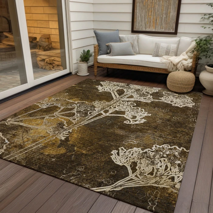 Addison Rugs Chantille Brown ACN2239 5ft. x 7ft.6in. Rect. Rug
