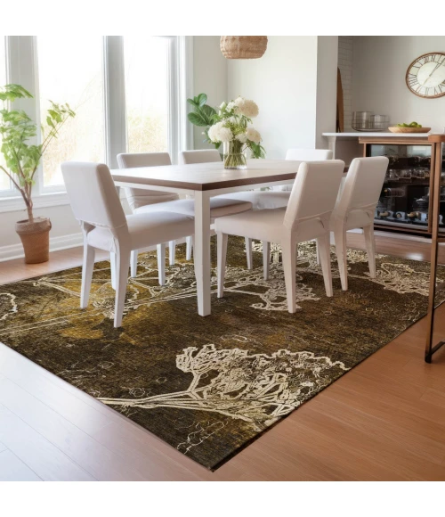 Addison Rugs Chantille Brown ACN2239 9ft. x 12ft. Rect. Rug