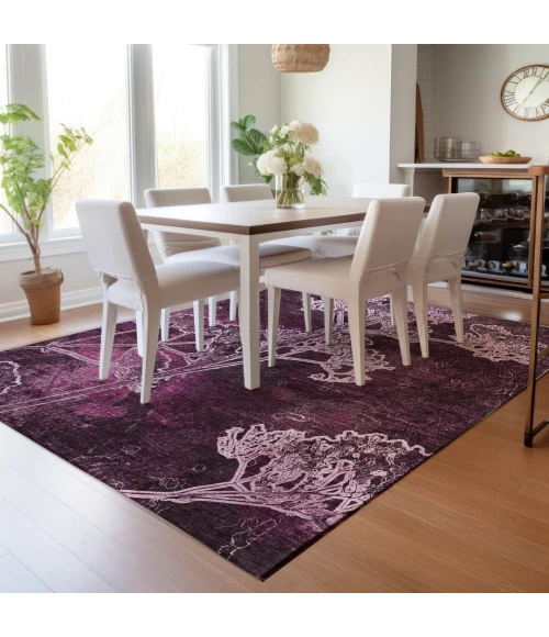Addison Rugs Chantille Purple ACN2239 9ft. x 12ft. Rect. Rug