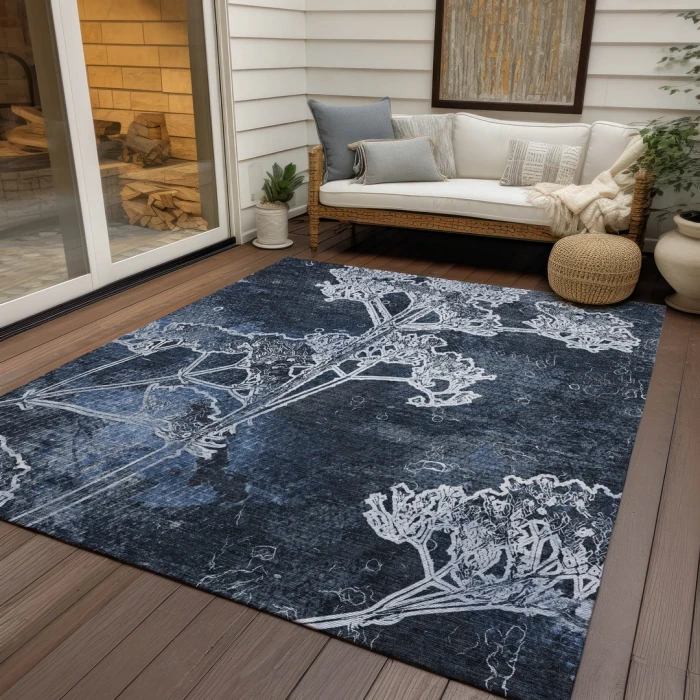 Addison Rugs Chantille Blue ACN2239 5ft. x 7ft.6in. Rect. Rug