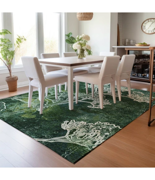 Addison Rugs Chantille Teal ACN2239 9ft. x 12ft. Rect. Rug