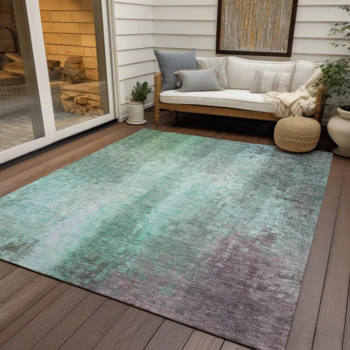 Addison Rugs Chantille Teal ACN2241 5ft. x 7ft.6in. Rect. Rug