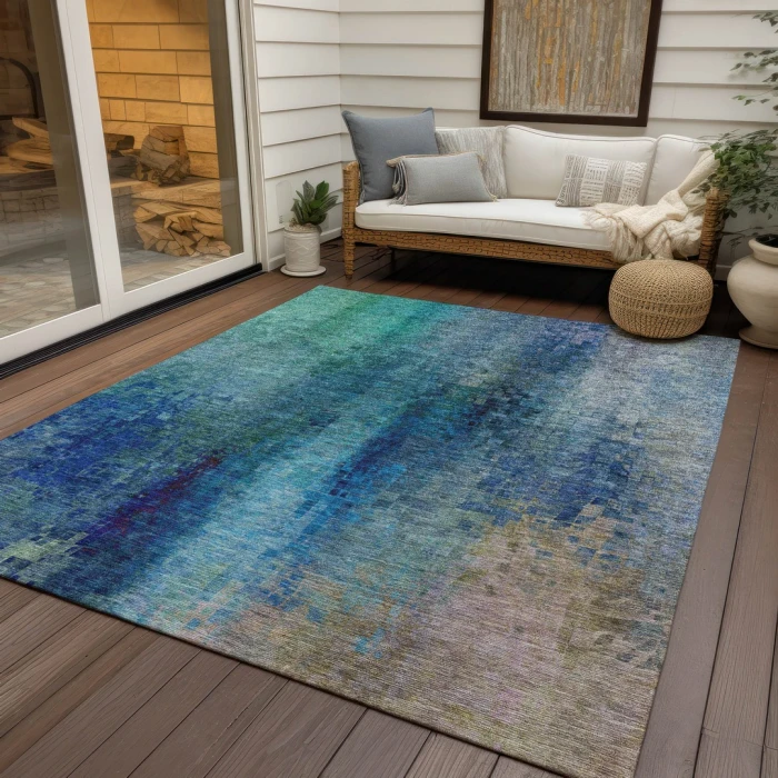 Addison Rugs Chantille Blue ACN2241 5ft. x 7ft.6in. Rect. Rug