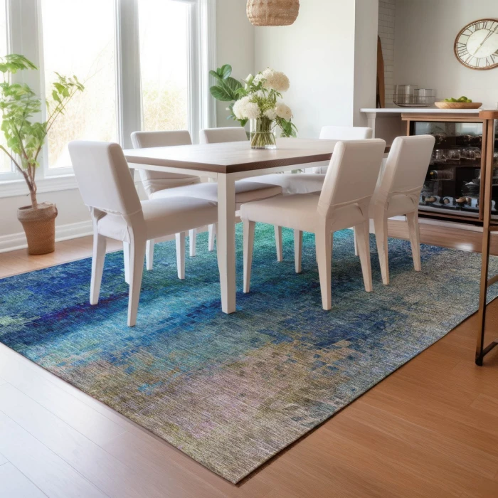 Addison Rugs Chantille Blue ACN2241 5ft. x 7ft.6in. Rect. Rug