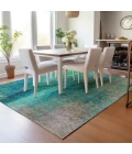 Addison Rugs Chantille Teal ACN2241 9ft. x 12ft. Rect. Rug