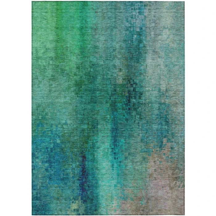 Addison Rugs Chantille Teal ACN2241 9ft. x 12ft. Rect. Rug