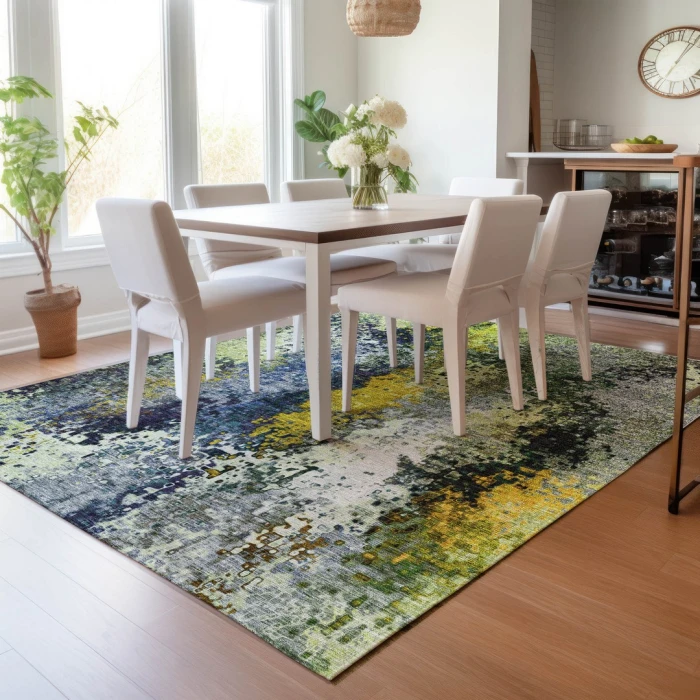 Addison Rugs Chantille Green ACN2242 5ft. x 7ft.6in. Rect. Rug