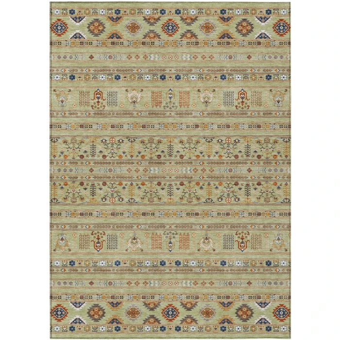 Addison Rugs Chantille Green ACN2244 9ft. x 12ft. Rect. Rug