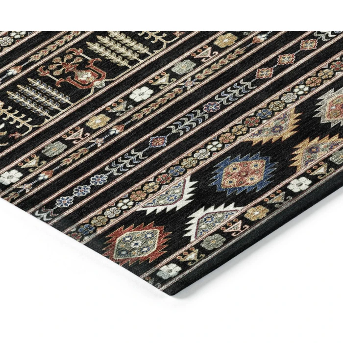 Addison Rugs Chantille Black ACN2244 5ft. x 7ft.6in. Rect. Rug