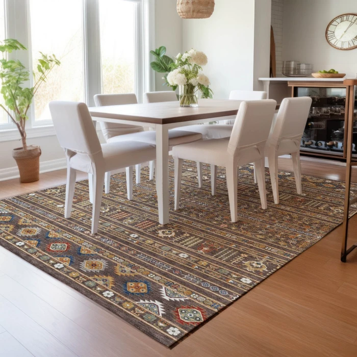 Addison Rugs Chantille Brown ACN2244 8ft. x 10ft. Rect. Rug