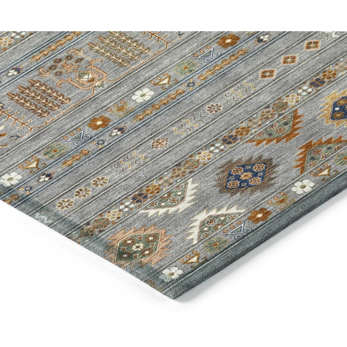 Addison Rugs Chantille Gray ACN2244 5ft. x 7ft.6in. Rect. Rug