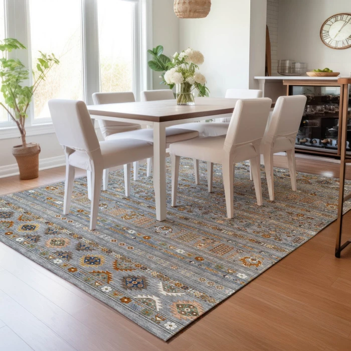 Addison Rugs Chantille Gray ACN2244 5ft. x 7ft.6in. Rect. Rug
