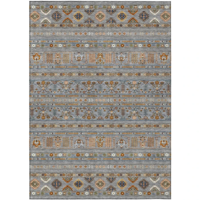 Addison Rugs Chantille Gray ACN2244 5ft. x 7ft.6in. Rect. Rug